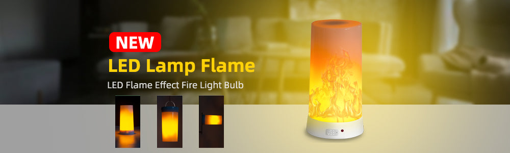 E26 E27 LED Flame Effect Fire Light Bulb SMD2835 Flickering Emulation 1&amp;4 Modes LED Flame Lamp E14 1200K~1400K AC85V~265V