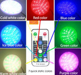 Ip68 Led Swimming Pool Light Par56 Led Waterproof Underwater Light 24W 36W RGB +Remote Controller Pond Lights AC DC 12V Piscina