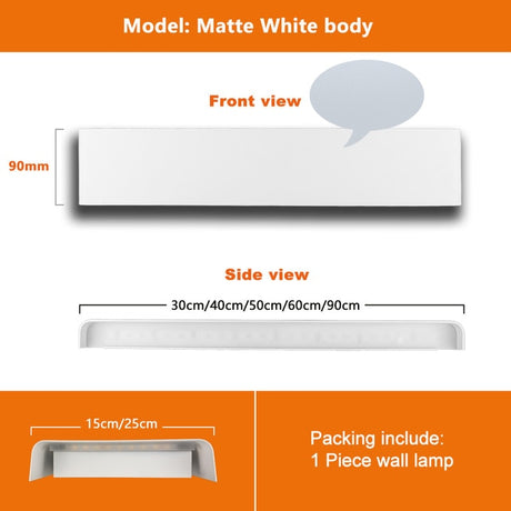 Modern Led Wall Light fixture staircase lighting sconce lamp bedside lamp wall lamp bathroom mirror light AC110~260V ZBD0001