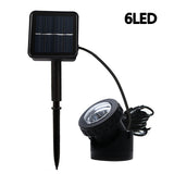 Solar Led Underwater Lights Pond Light Landscape Spotlight IP68 Waterproof Submarine Projector Light for Pond Garden Lawn
