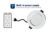 LED Downlight 3W 5W 7W 9W 12W 15W 18W Round Recessed Lamp 110V 220V 230V 240V Led Bulb Bedroom Kitchen Indoor LED Spot Lighting
