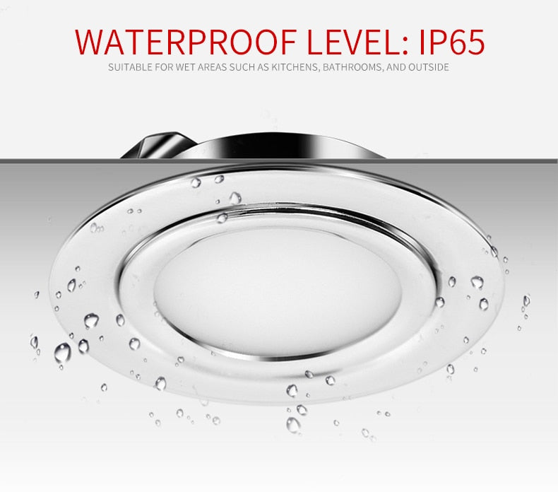 LED mini spotlight outdoor IP65 waterproof bathroom ceiling hidden downlight ultra-thin spot 12V cabinet light recessed ceiling