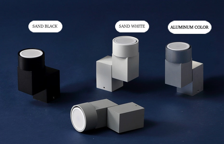 LED downlight adjustable angle 5w warm white/natural white Spot light chrome/white/black indoor Foyer Surface Mounted Down light