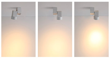 LED downlight adjustable angle 5w warm white/natural white Spot light chrome/white/black indoor Foyer Surface Mounted Down light