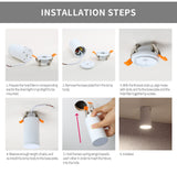 Aisilan LED Downlight Ceiling Spot light Living Lamp Nordic Lighting For Kitchen Foyer Bathroom Spot light Surface mounted