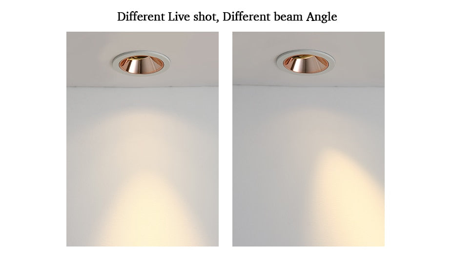 Led downlight  7w 9w 15w Gold/Chrome/Rose Gold/Coffee/Black led Spot Lighting foyer kitchen indoor lighting led ceiling