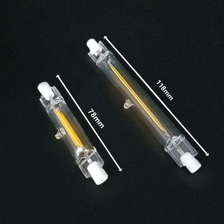 Dimmable j78 r7s 15W 78mm led light bulbs j118 r7s led cob 30W 118mm 1000lm lamp bulb AC220-240V Replace Halogen lamp