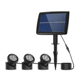 Solar Led Underwater Lights Pond Light Landscape Spotlight IP68 Waterproof Submarine Projector Light for Pond Garden Lawn
