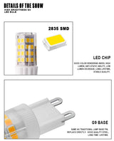 Super Bright G9 LED Lamp AC220V 4W 5W 7W Ceramic SMD2835 LED Bulb replace 30W 40W 50W Halogen light for Chandelier