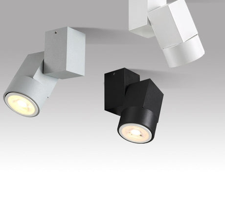 LED downlight adjustable angle 5w warm white/natural white Spot light chrome/white/black indoor Foyer Surface Mounted Down light