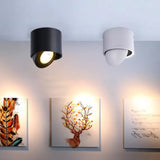 DBF Angle Adjustable Dimmable Surface Mounted Downlight Ceiling Lamp 5W 7W 9W 15W LED COB Spot Light AC110/220V Ceiling Light