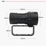 New LED Diving Flashlight Underwater 80M XHP70 / L2 Photography Video Camera Tactical Flashlight Blue +White LED Lantern Torch