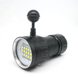 New LED Diving Flashlight Underwater 80M XHP70 / L2 Photography Video Camera Tactical Flashlight Blue +White LED Lantern Torch