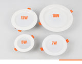 Ultra Bright Round LED Downlight 2.5 3.5 4 6 inch led downlight Aluminum AC 220V LED Down Light Ceiling Recessed Spot Light