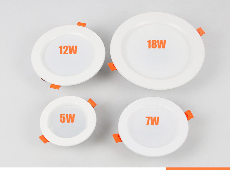 Ultra Bright Round LED Downlight 2.5 3.5 4 6 inch led downlight Aluminum AC 220V LED Down Light Ceiling Recessed Spot Light