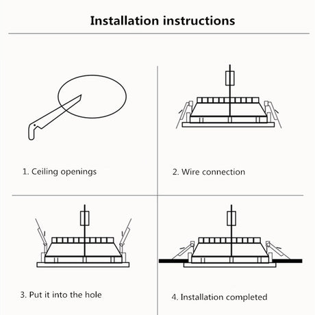Ultra Bright Round LED Downlight 2.5 3.5 4 6 inch led downlight Aluminum AC 220V LED Down Light Ceiling Recessed Spot Light