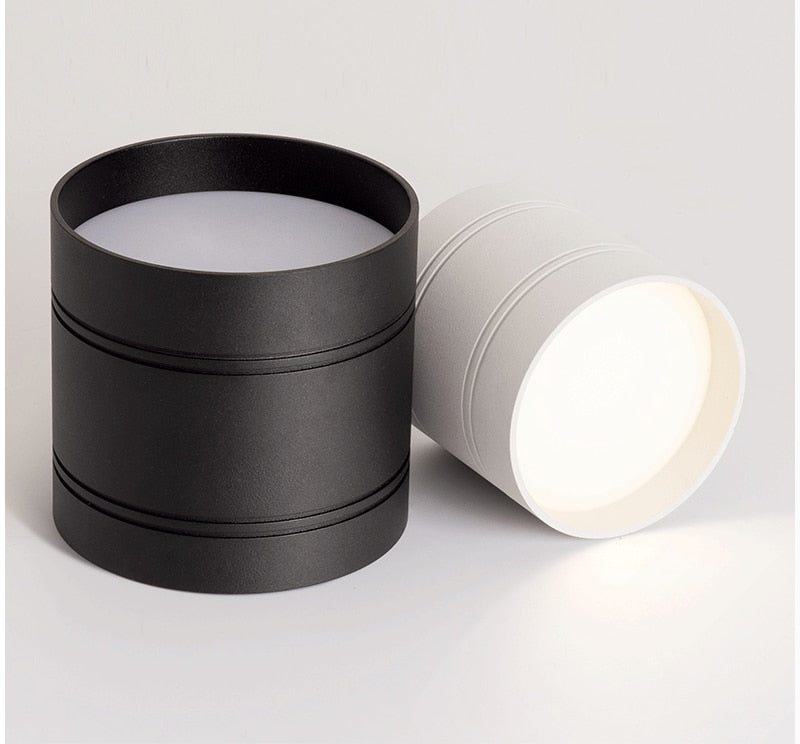 Dimmable LED Downlights 6W 9W 12W 15W 20W COB LED Ceiling Spot Lights AC110-220V No opening Ceiling lamps Cylinder LED Wall Lamp