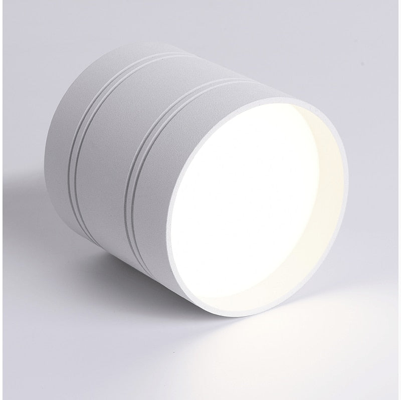 Dimmable LED Downlights 6W 9W 12W 15W 20W COB LED Ceiling Spot Lights AC110-220V No opening Ceiling lamps Cylinder LED Wall Lamp