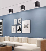 Dimmable LED Downlights 6W 9W 12W 15W 20W COB LED Ceiling Spot Lights AC110-220V No opening Ceiling lamps Cylinder LED Wall Lamp