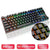 Gaming Mechanical Keyboard Blue Red Switch 87key Anti-ghosting RGB/Mix Backlit LED USB RU/US Wired Keyboard For Gamer PC Laptop