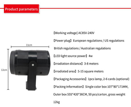 6 Kinds of Outdoor Projection Light Projector LED Spotlight LED Lamp For Party Holiday Christmas Decoration