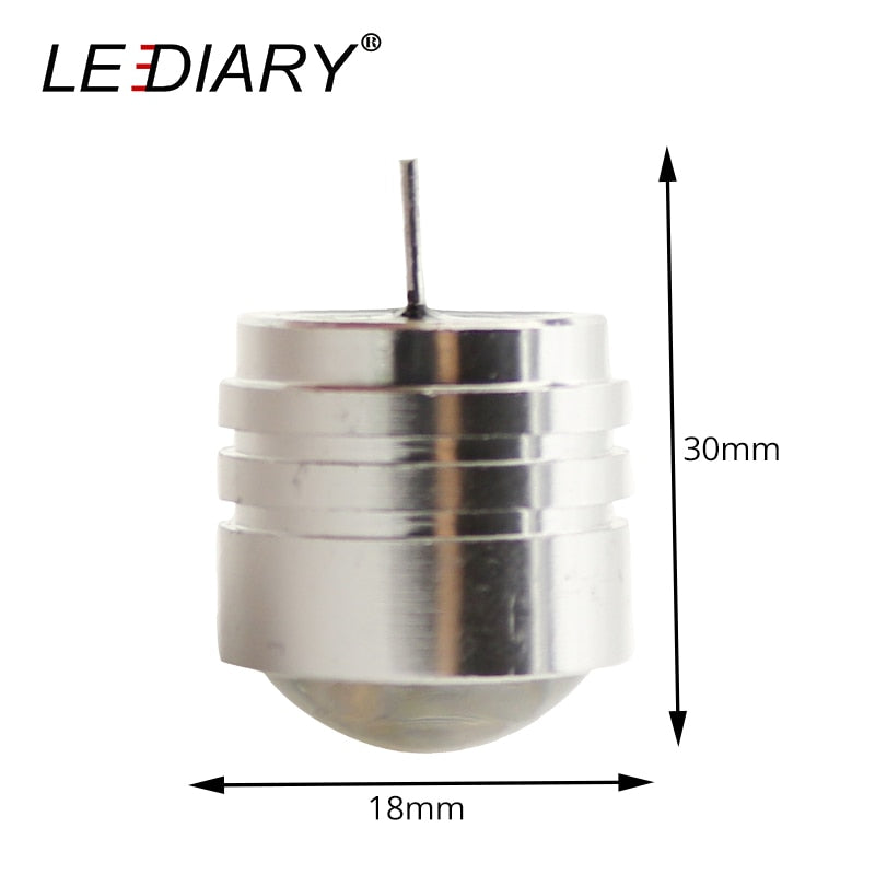 LEDIARY 5PCS/lot LED DC 12v COB G4 Super Bright Fatty G4 Downlight LED G4 Light Mini Corn Bulb LED High Power Tube 18*30mm
