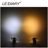 LEDIARY Spot LED Dimmable Downlight Remote Control Cabinet Lamp White 12V Mini Ceiling Downlights Recessed 1.5W 27mm Cut Hole