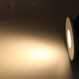 LEDIARY IP44 Waterproof LED Spot Downlights Ceiling Recessed 75mm Cut Hole Porch lamp Bathroom Use 85-265V 5W GU10 Light Source