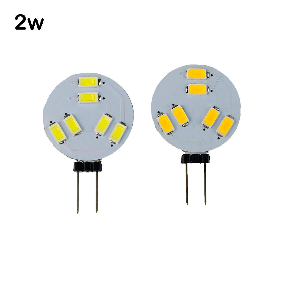 Led G4 Base  Marine Camper RV 6/12/15leds 5730 SMD Round Range Led Bi-Pin chandelier Light Bulb 120 Degree DC 12V