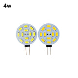 Led G4 Base  Marine Camper RV 6/12/15leds 5730 SMD Round Range Led Bi-Pin chandelier Light Bulb 120 Degree DC 12V