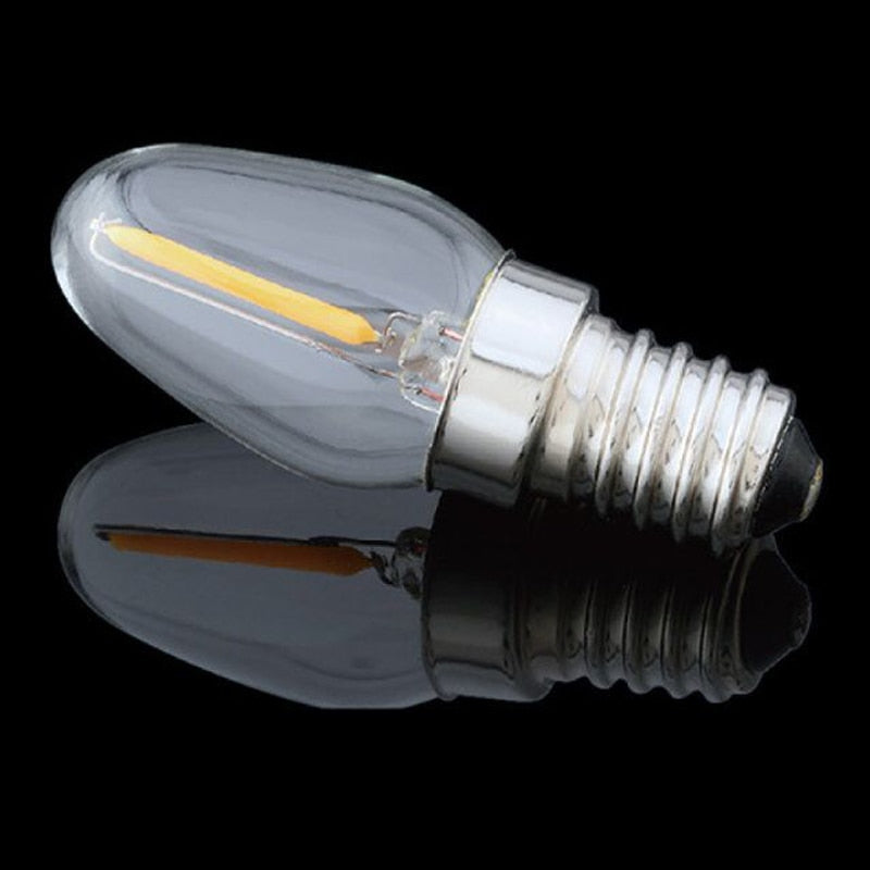 E12/E17 120V Filament Light Chandelier Candle LED Bulbs C7 C9 C32 For Indoor Home  Lighting Decoration