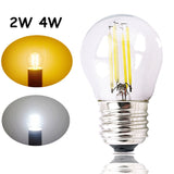 A15 Style Bulb G45 Mini LED Globe Bulb with Filament LED Tungsten Bulb 2W 4W E26 E27 Medium Screw Base 25W 40W Halogen Replace