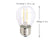 A15 Style Bulb G45 Mini LED Globe Bulb with Filament LED Tungsten Bulb 2W 4W E26 E27 Medium Screw Base 25W 40W Halogen Replace