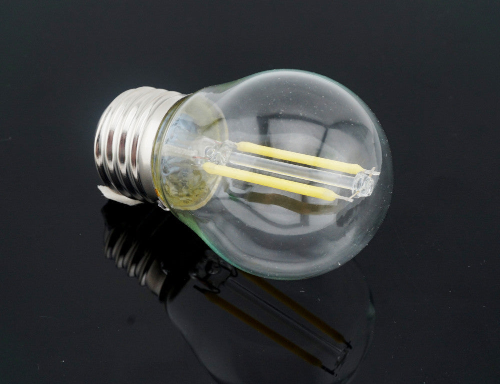 A15 Style Bulb G45 Mini LED Globe Bulb with Filament LED Tungsten Bulb 2W 4W E26 E27 Medium Screw Base 25W 40W Halogen Replace