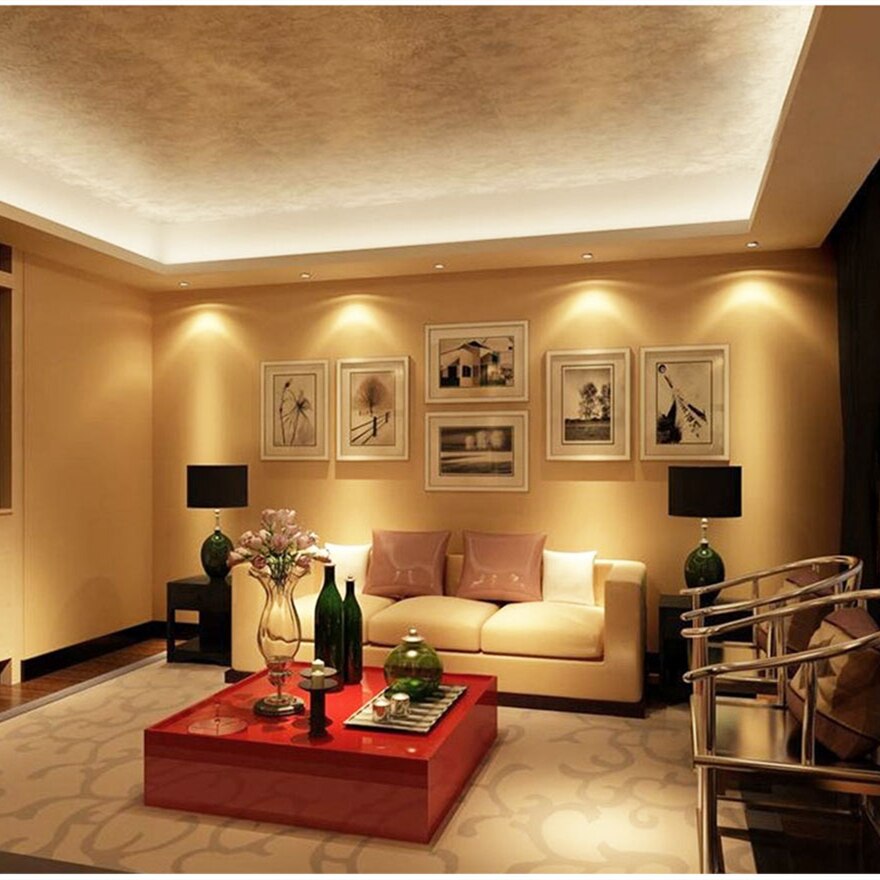 DBF Super Bright 5730 SMD LED Downlight Dimmable 7W 10W 12W Ceiling Lamp with AC 110V 220V LED Transformer for Living room