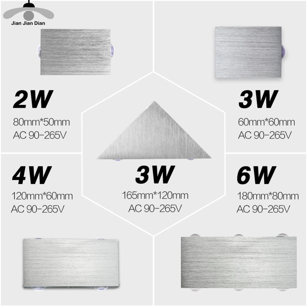 Led Wall Lamp Modern Sconce Stair Lighting Fixture Living Room Bedroom Bed Bedside Indoor Light Home Hallway Loft Irregular