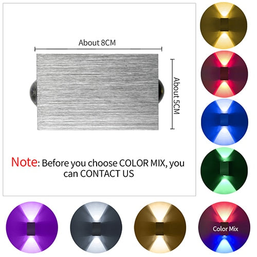 Led Wall Lamp Modern Sconce Stair Lighting Fixture Living Room Bedroom Bed Bedside Indoor Light Home Hallway Loft Irregular