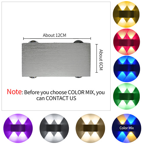 Led Wall Lamp Modern Sconce Stair Lighting Fixture Living Room Bedroom Bed Bedside Indoor Light Home Hallway Loft Irregular