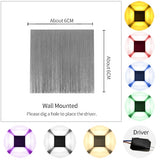 Led Wall Lamp Modern Sconce Stair Lighting Fixture Living Room Bedroom Bed Bedside Indoor Light Home Hallway Loft Irregular