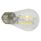 E27 LED Filament Bulb Light Retro Edison Transparent Housing Lamp 2W 110V/220V S14 led String replacement bulb home holiday deco
