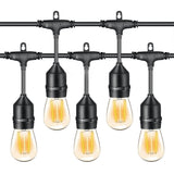 E27 LED Filament Bulb Light Retro Edison Transparent Housing Lamp 2W 110V/220V S14 led String replacement bulb home holiday deco