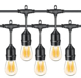 E27 LED Filament Bulb Light Retro Edison Transparent Housing Lamp 2W 110V/220V S14 led String replacement bulb home holiday deco