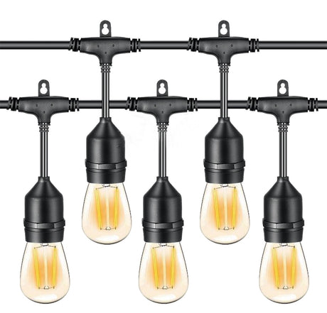 E27 LED Filament Bulb Light Retro Edison Transparent Housing Lamp 2W 110V/220V S14 led String replacement bulb home holiday deco