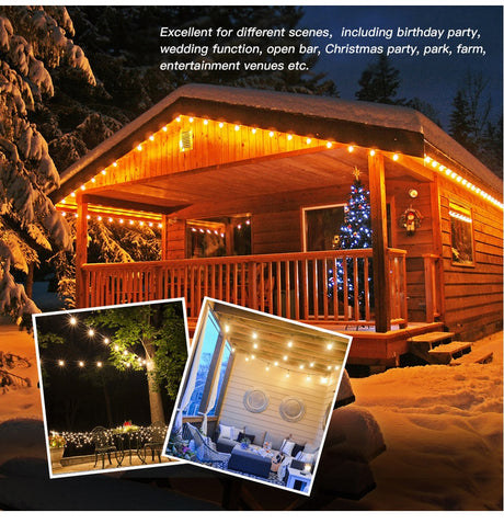 E27 LED Filament Bulb Light Retro Edison Transparent Housing Lamp 2W 110V/220V S14 led String replacement bulb home holiday deco