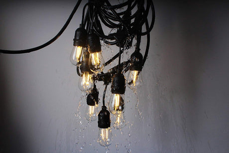 10Pcs S14 2W 4W LED Edison Light Bulbs E27 Waterproof Vintage LED Filament Bulb for Outdoor Commercial String Light Replacement