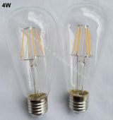 4W or 6W LED vintage lamps led edison bulbs ST64 ST18 120V 220V 230V 240V clear glass WARM WHITE