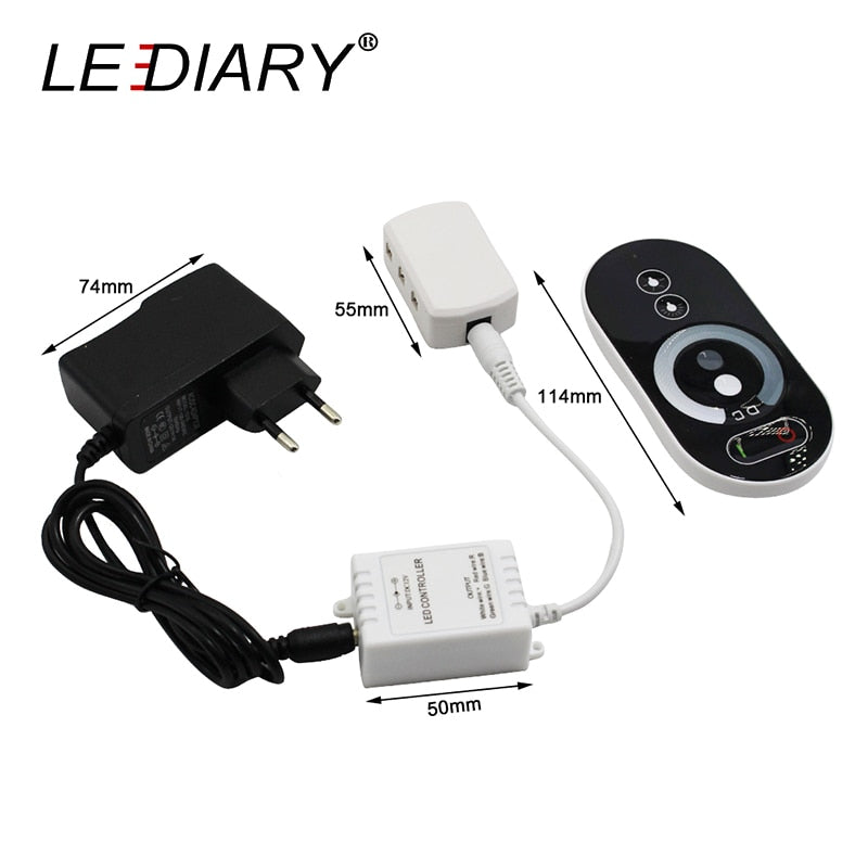LEDIARY Black Mini Spot LED Remote Dimmable Downlights 1.5W 27mm Cut Hole 110-220V Ceiling Recessed Mounted Lighting Fixtures