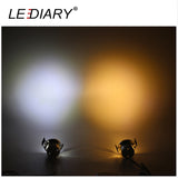 LEDIARY Black Mini Spot LED Remote Dimmable Downlights 1.5W 27mm Cut Hole 110-220V Ceiling Recessed Mounted Lighting Fixtures