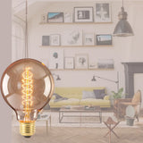 ST64 G95 G80 T30 Edison Incandescent Bulb Dimming 40W 220V E27 Vintage Light Retro Pendant Lamp Filament Spiral Industrial Decor