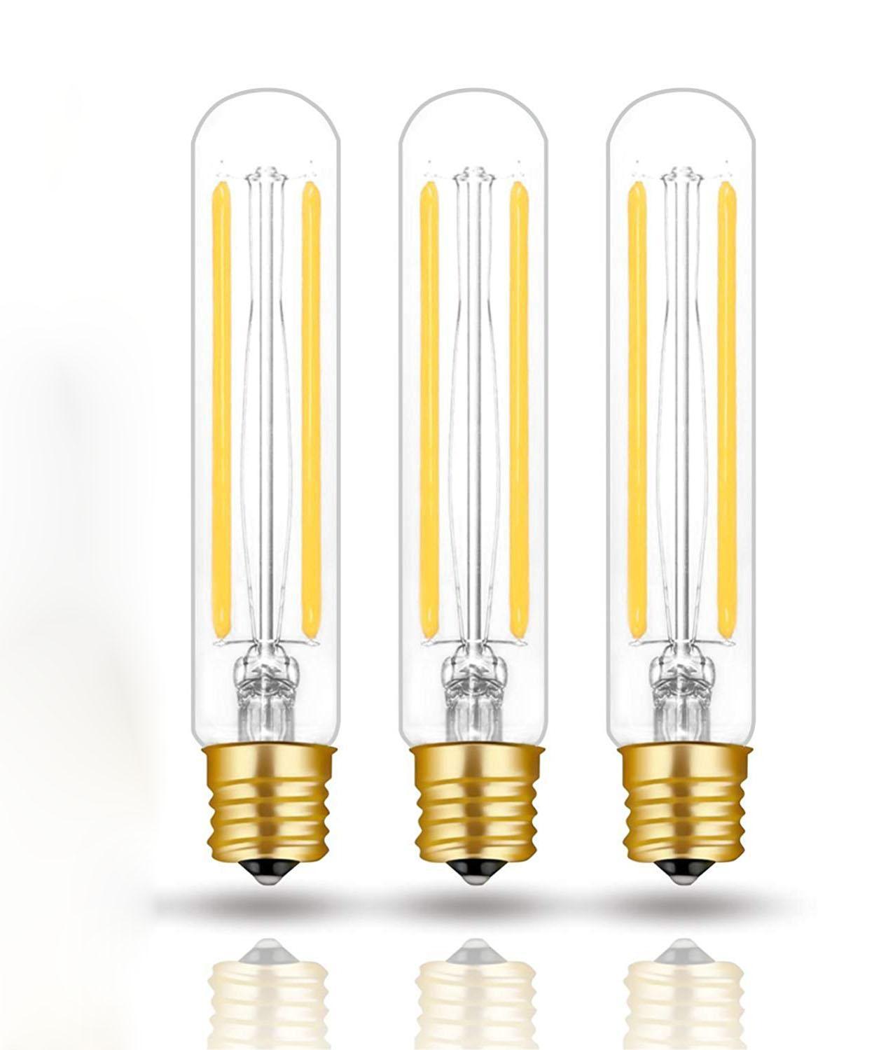 Dimmable E17 T6.5 Lights Lamp E17 T6 T20 Tubular Filament Bulb 110V 220V Intermediate Base Edison Glass